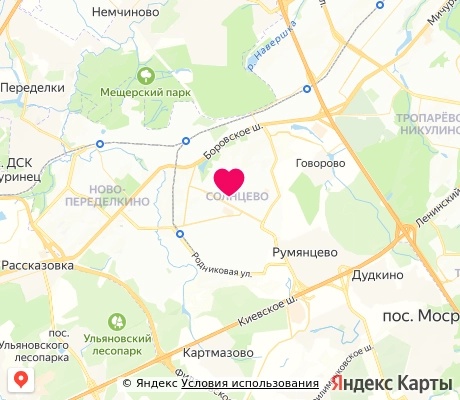 На карте