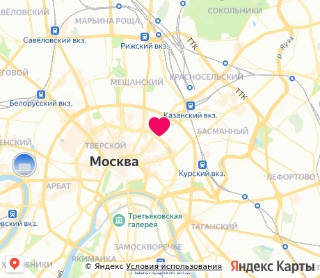 На карте