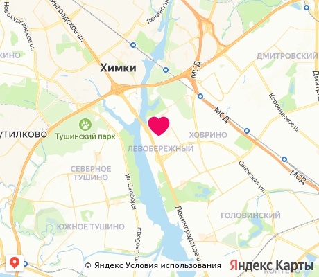 На карте