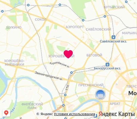На карте