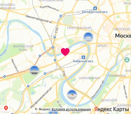 На карте
