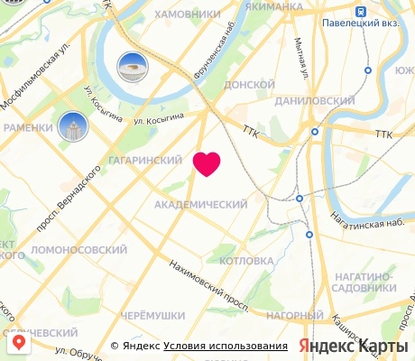 На карте