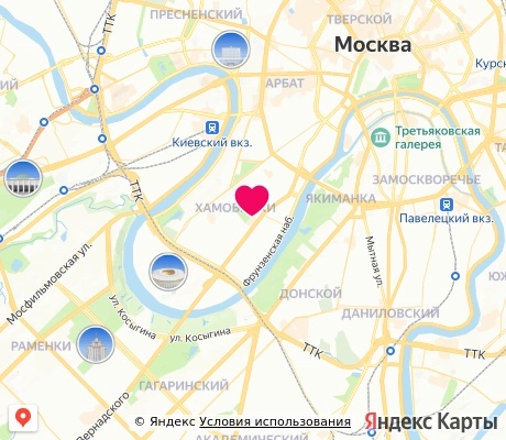 На карте