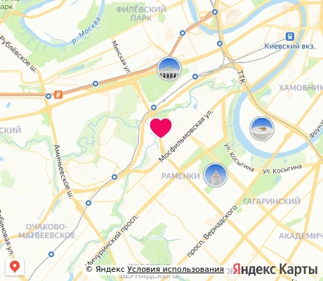 На карте