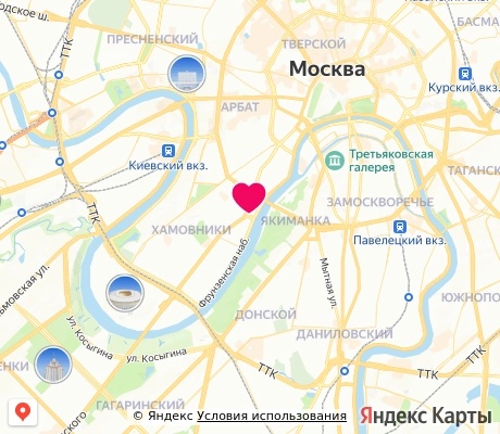 На карте