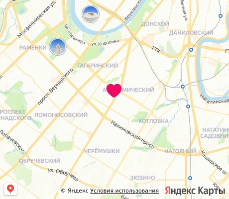 На карте