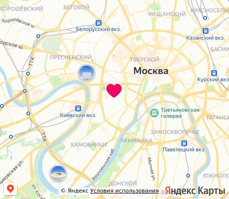 На карте