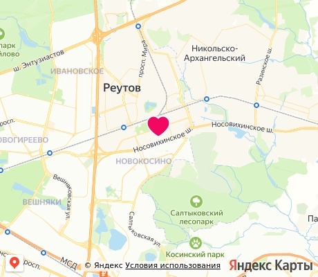 На карте