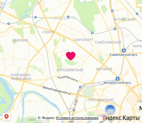 На карте