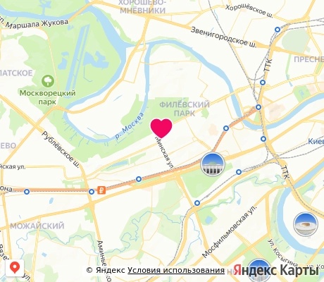 На карте