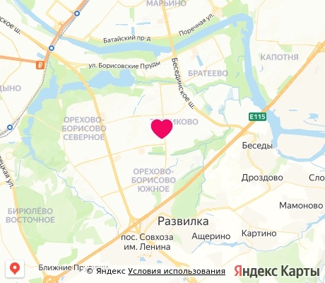 На карте