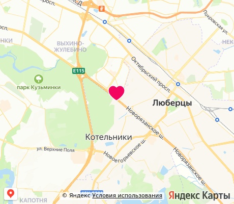 На карте
