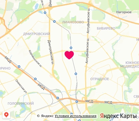 На карте