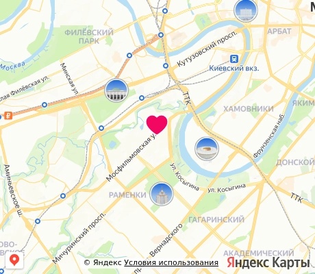 На карте