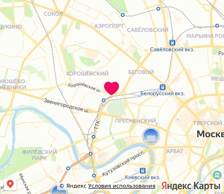 На карте