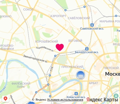 На карте