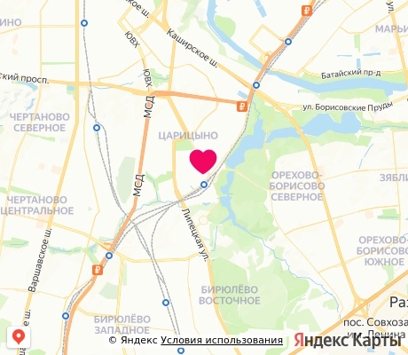 На карте