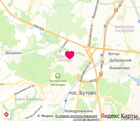 На карте