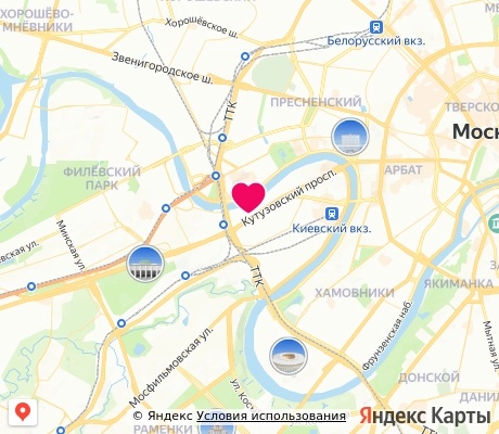 На карте