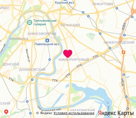 На карте