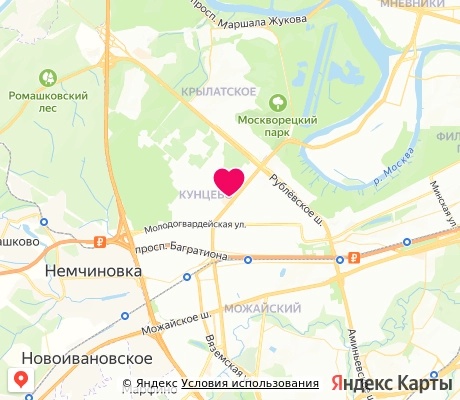 На карте
