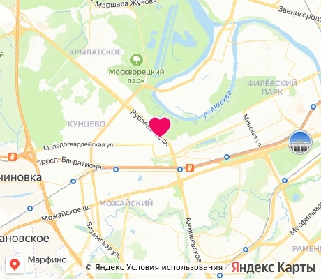 На карте