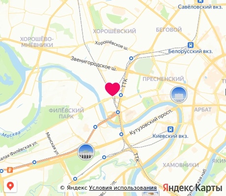 На карте