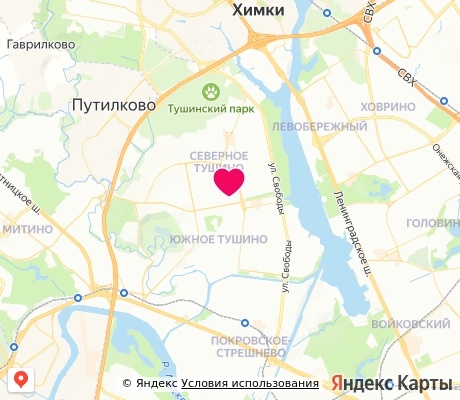 На карте