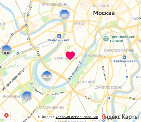 На карте