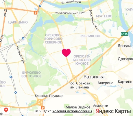На карте