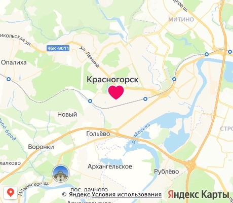 На карте