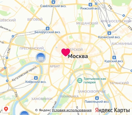 На карте