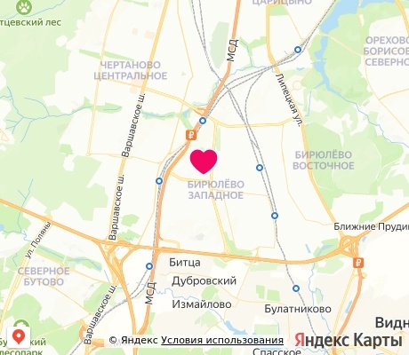 На карте