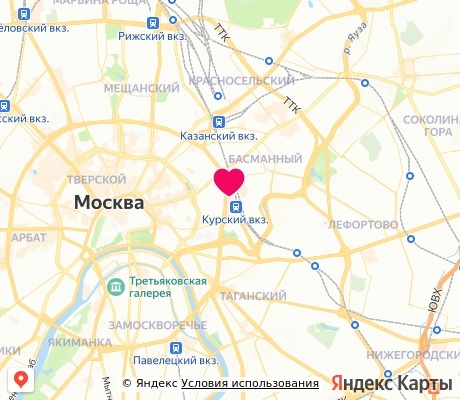 На карте