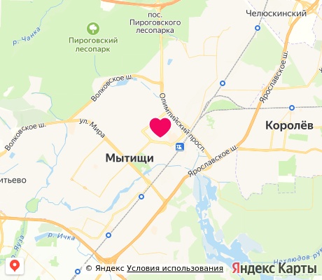 На карте