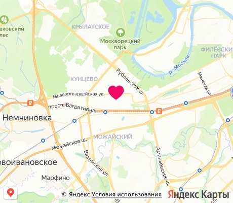 На карте