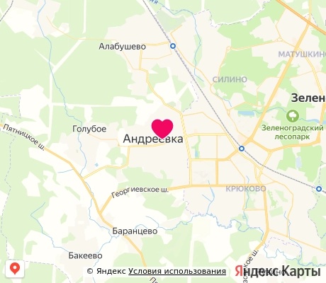На карте