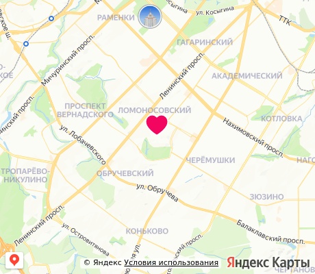 На карте