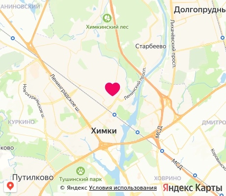 На карте