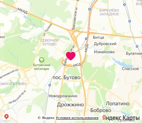 На карте