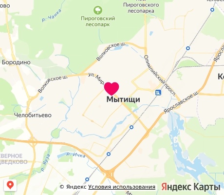 На карте
