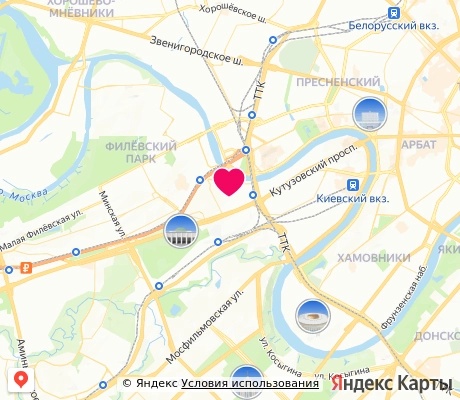 На карте