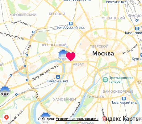 На карте