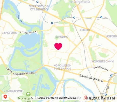 На карте