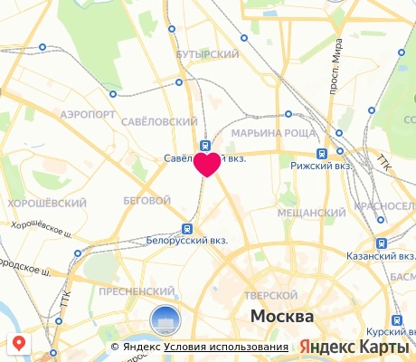 На карте