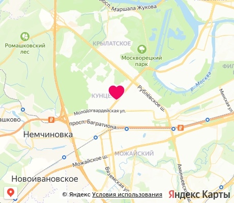 На карте