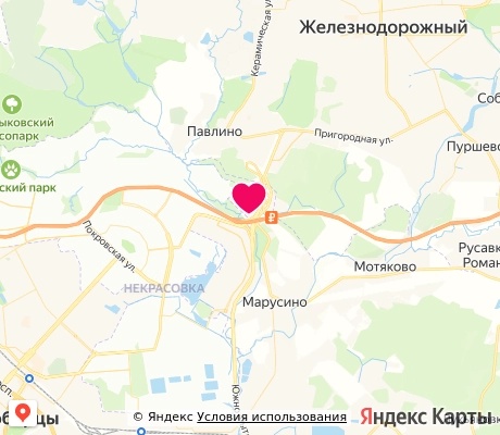 На карте