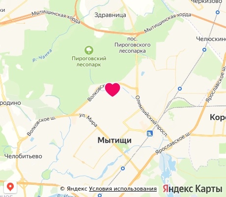 На карте