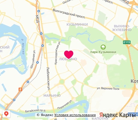 На карте