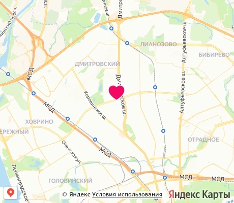 На карте